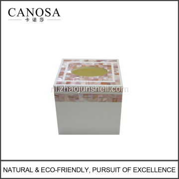 Luxe handwerk moeder van de parel Tissue Box